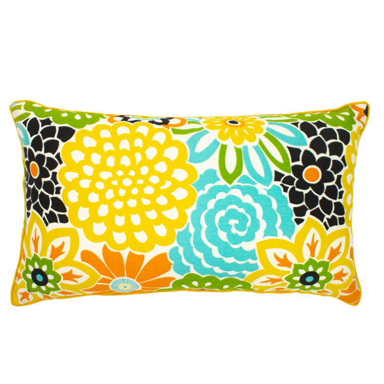 Jiti Floral Cotton Throw Pillow Wayfair